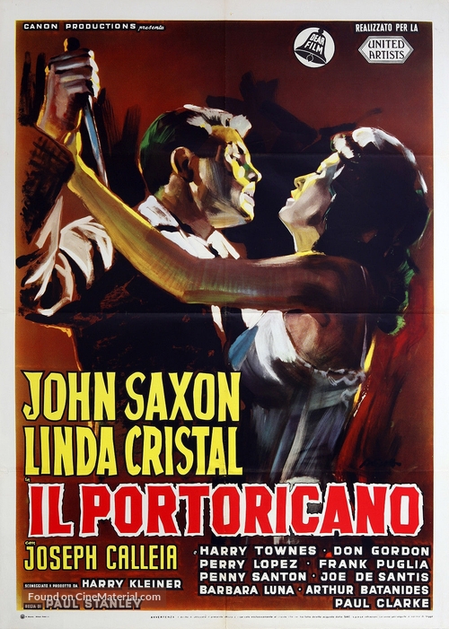 Cry Tough - Italian Movie Poster