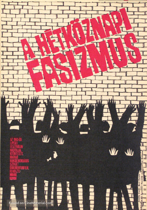 Obyknovennyy fashizm - Hungarian Movie Poster