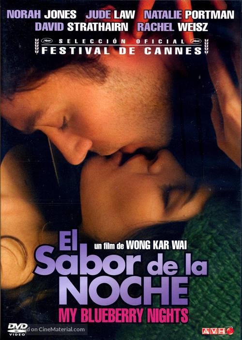 My Blueberry Nights - Argentinian DVD movie cover