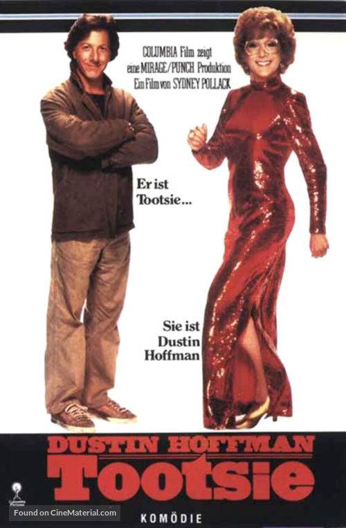 Tootsie - German VHS movie cover