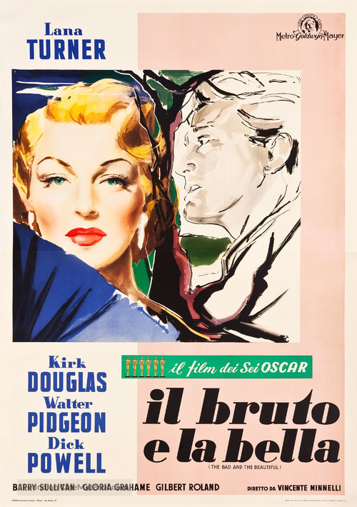 The Bad and the Beautiful - Italian Movie Poster