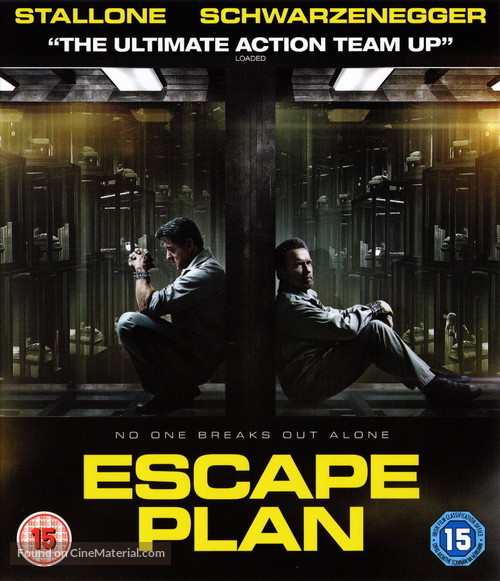 Escape Plan - British Blu-Ray movie cover