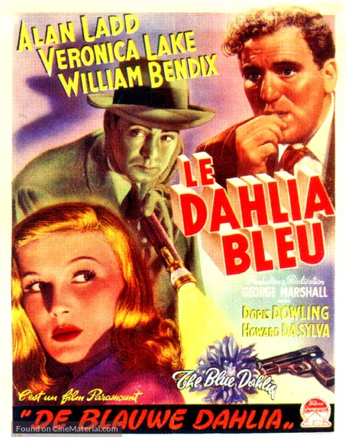 The Blue Dahlia - Belgian Movie Poster