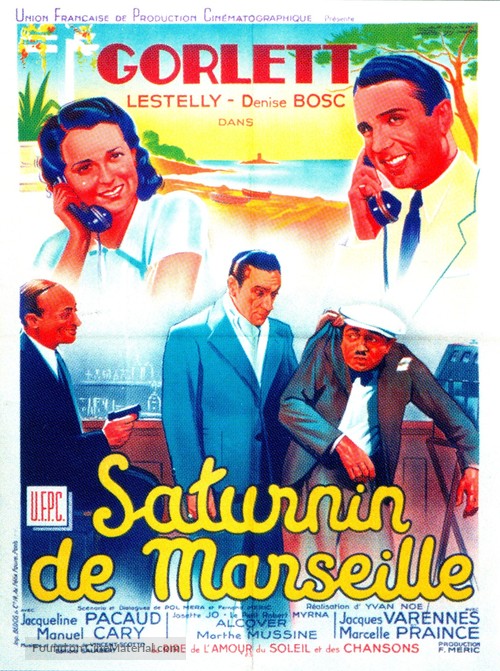 Saturnin de Marseille - French Movie Poster