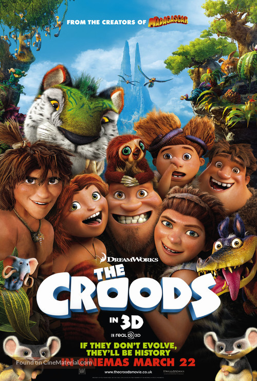 The Croods - British Movie Poster