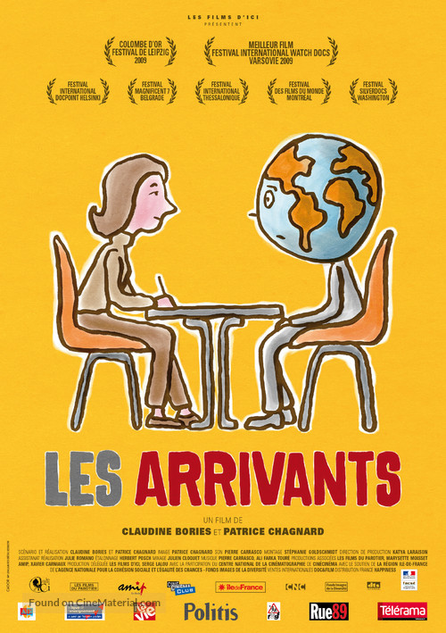 Les arrivants - French Movie Poster