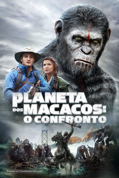 Dawn of the Planet of the Apes - Brazilian Movie Cover