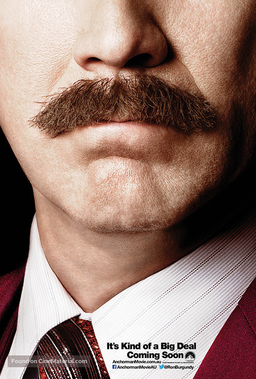 Anchorman 2: The Legend Continues - Australian Movie Poster