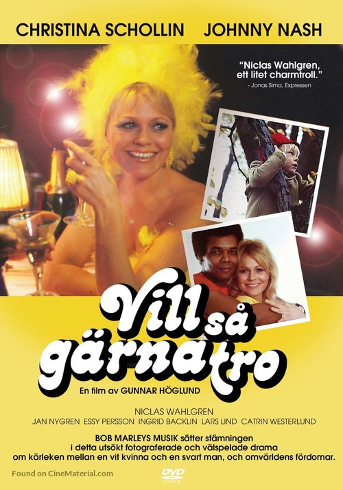 Vill s&aring; g&auml;rna tro - Swedish DVD movie cover