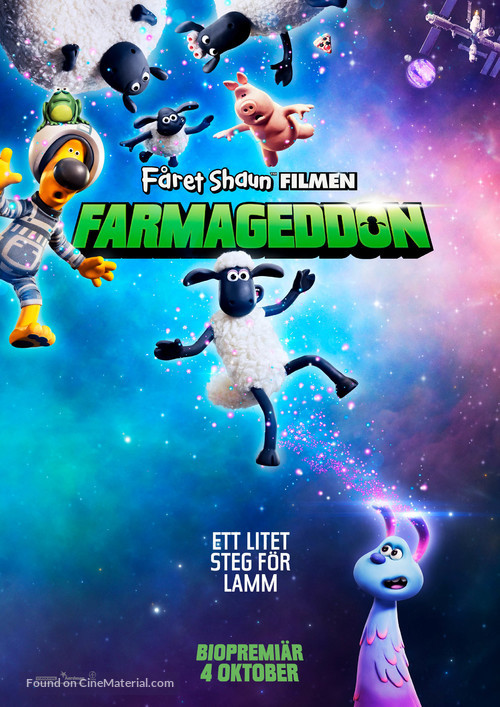 A Shaun the Sheep Movie: Farmageddon - Swedish Movie Poster