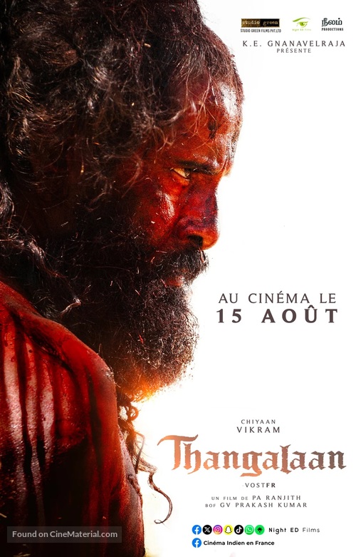 Thangalaan - French Movie Poster