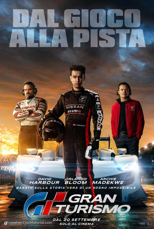 Gran Turismo - Italian Movie Poster