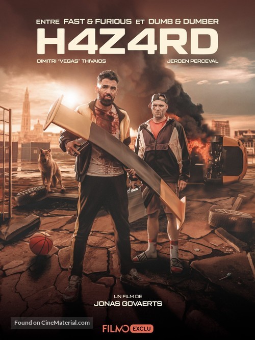 H4Z4RD - French Movie Poster