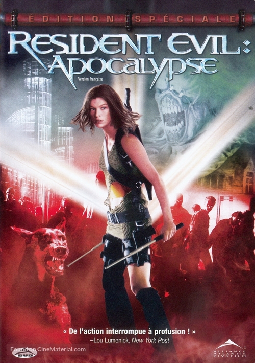 Resident Evil: Apocalypse - Canadian Movie Cover