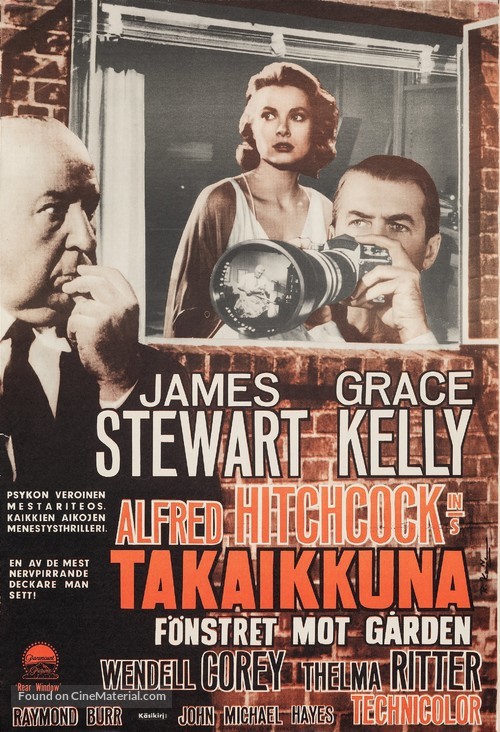 Rear Window - Finnish Movie Poster