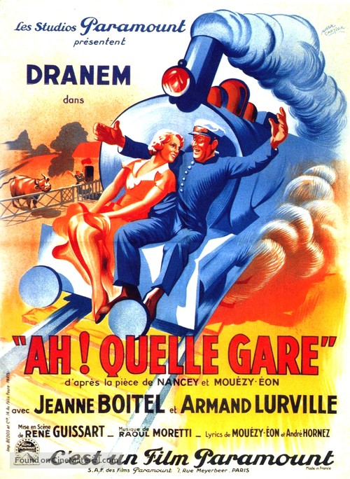 Ah! Quelle gare! - French Movie Poster