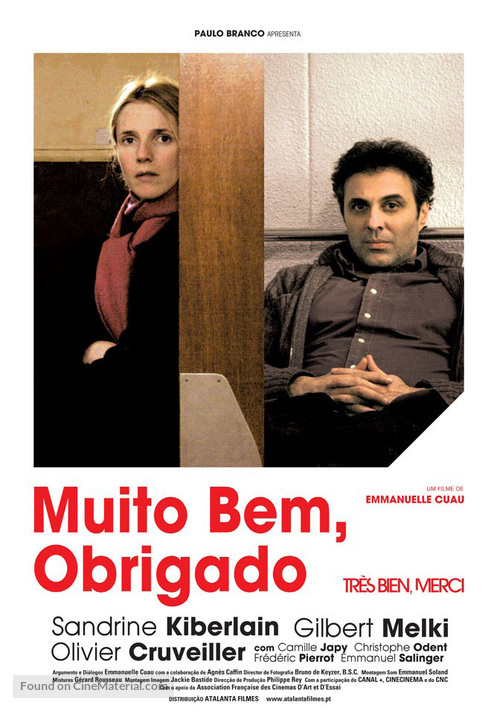 Tr&eacute;s bien, merci - Portuguese poster