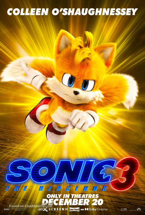 Sonic the Hedgehog 3 - Movie Poster