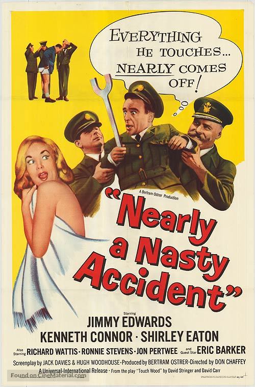 Nearly a Nasty Accident - British Movie Poster