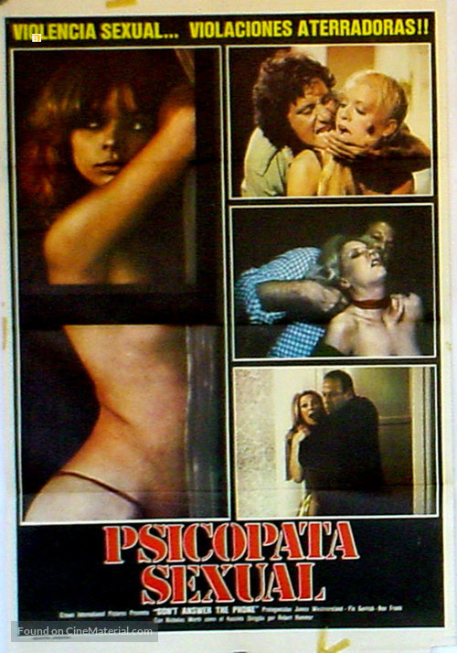 Don&#039;t Answer the Phone! - Spanish Movie Poster