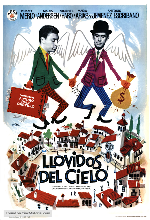 Llovidos del cielo - Spanish Movie Poster