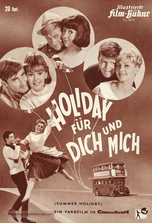 Summer Holiday - German poster