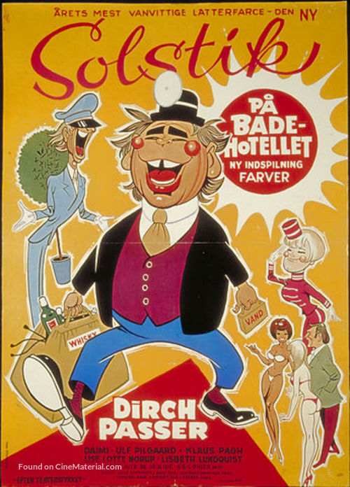 Solstik p&aring; badehotellet - Danish Movie Poster