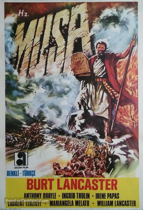 &quot;Moses the Lawgiver&quot; - Turkish Movie Poster