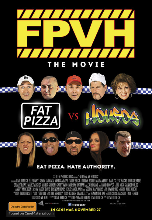 Fat Pizza vs. Housos - Australian Movie Poster