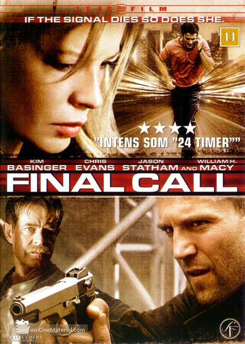 Cellular - Danish DVD movie cover