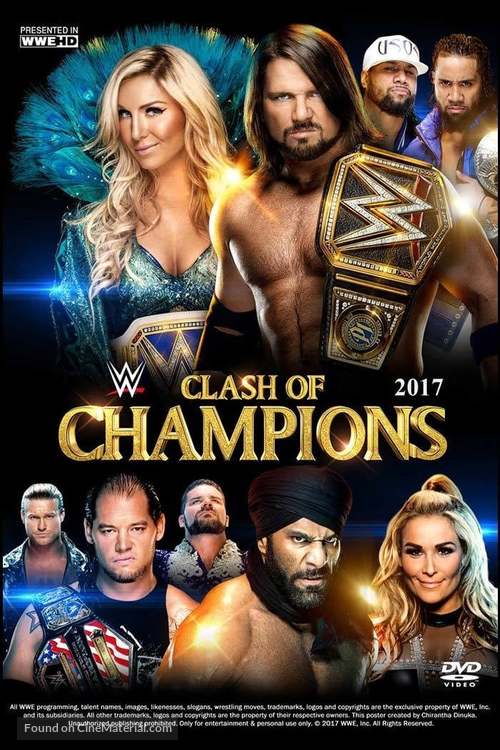 WWE: Clash of Champions - DVD movie cover