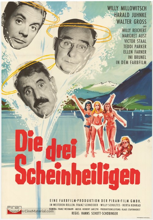 Die drei Scheinheiligen - German Movie Poster