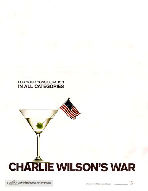 Charlie Wilson&#039;s War - For your consideration movie poster
