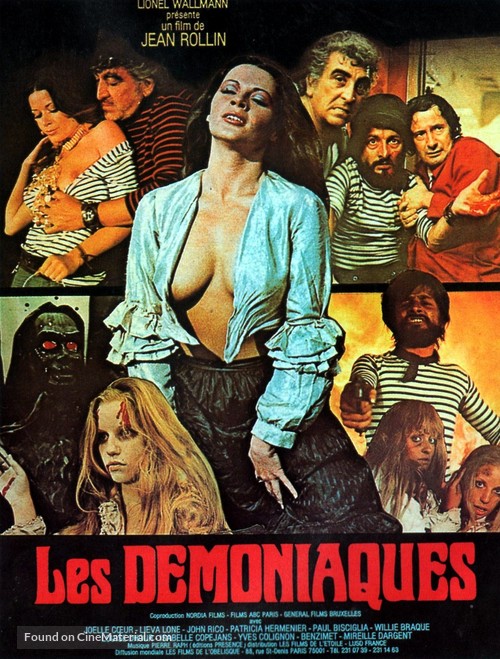 Les d&egrave;moniaques - French Movie Poster