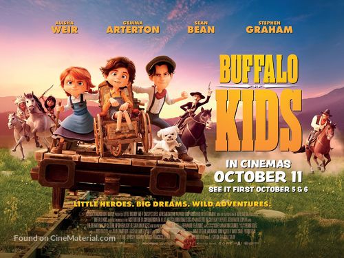 Buffalo Kids - British Movie Poster