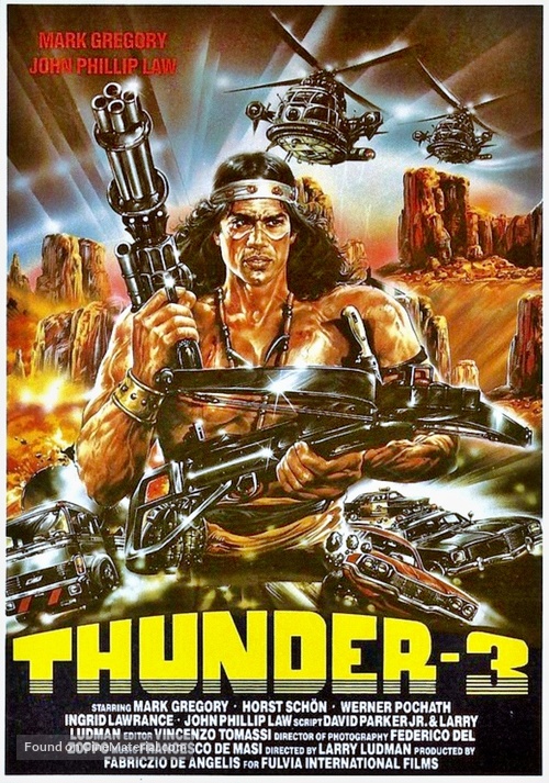 Thunder III - German Movie Poster