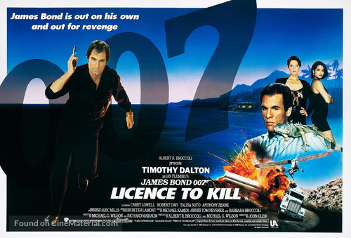 Licence To Kill - British Movie Poster