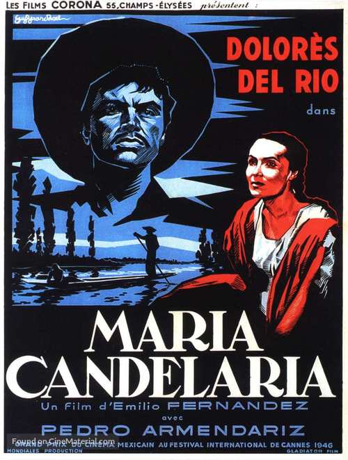 Mar&iacute;a Candelaria - French Movie Poster