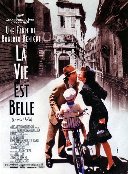 La vita &egrave; bella - French Movie Poster