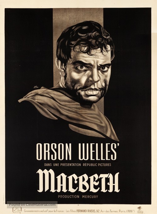 Macbeth - French Movie Poster