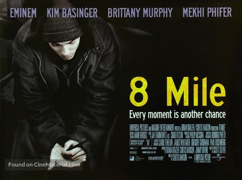 8 Mile - British Movie Poster
