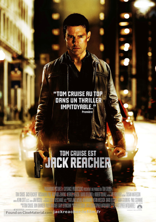 Jack Reacher - French Movie Poster