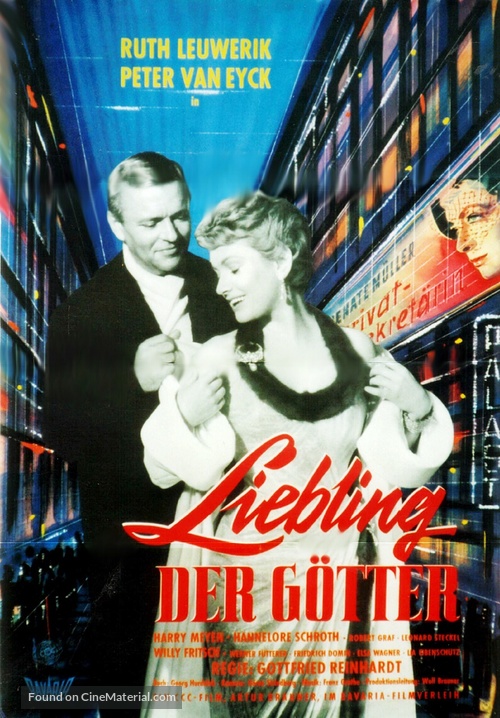 Liebling der G&ouml;tter - German Movie Poster