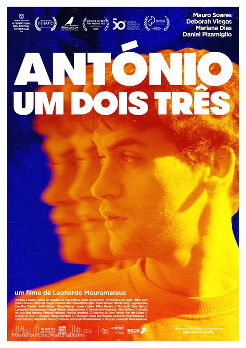 Antonio One Two Three - Brazilian Movie Poster