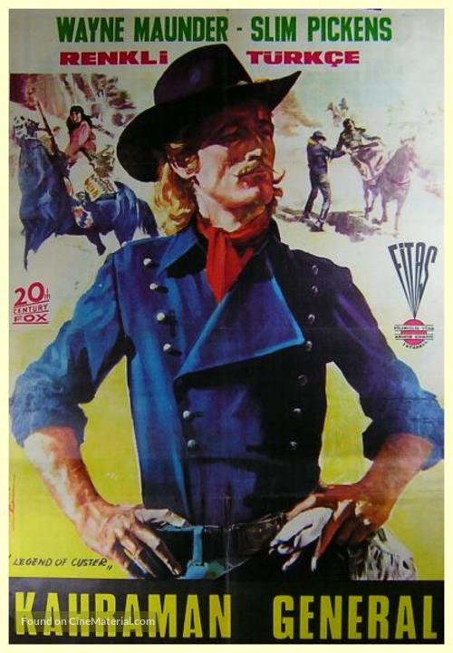 The Legend of Custer - Turkish Movie Poster