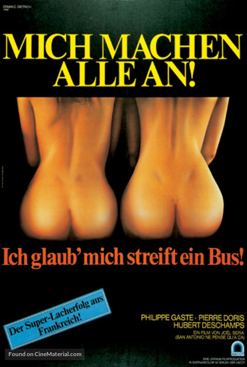 San-Antonio ne pense qu&#039;&agrave; &ccedil;a - German Movie Poster