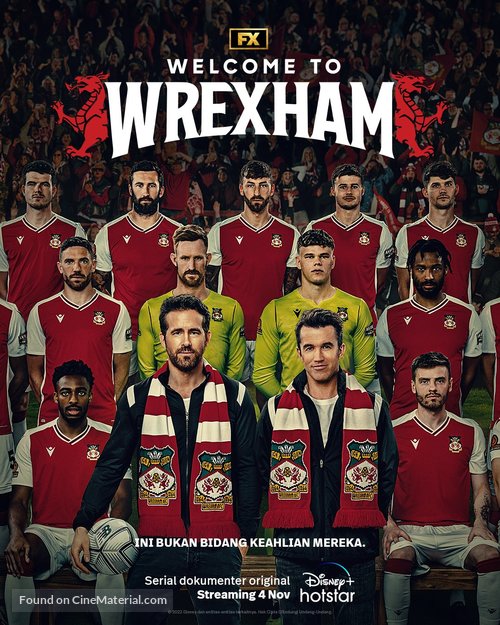 &quot;Welcome to Wrexham&quot; - Indonesian Movie Poster