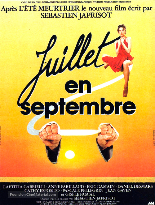 Juillet en septembre - French Movie Poster