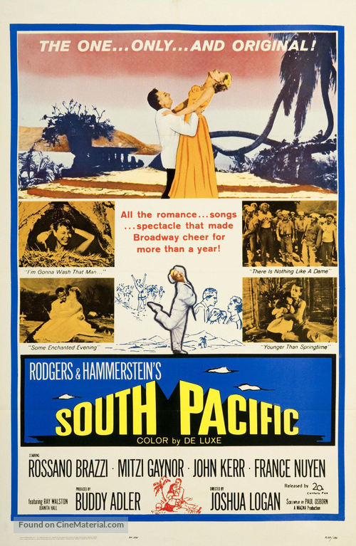 South Pacific - Re-release movie poster