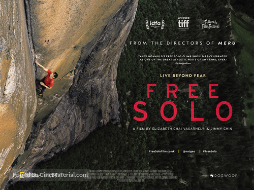 Free Solo - British Movie Poster
